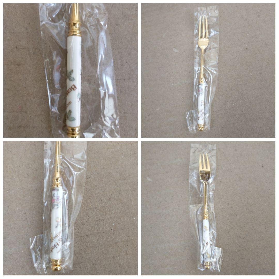 未使用 ブランブリーヘッヂ 陶器ハンドル カトラリー 10本セット 専用箱付き