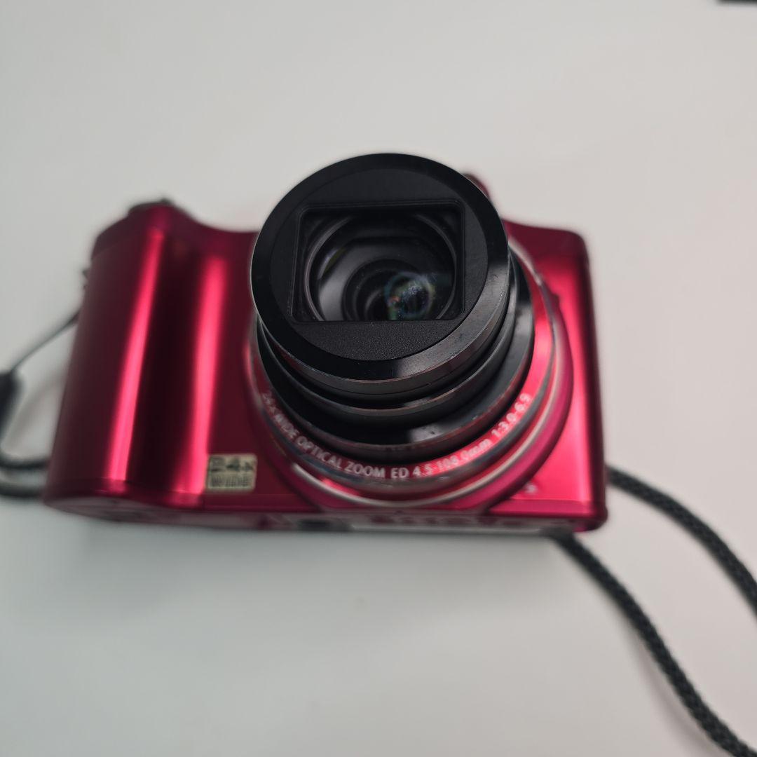 OLYMPUS 赤 デジタルカメラ 光学ズーム