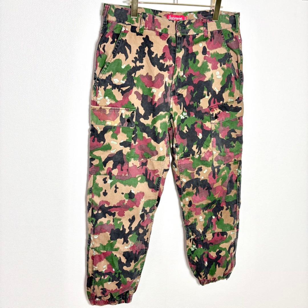 Supreme カモ柄カーゴパンツ \"スイスカモ\" size32