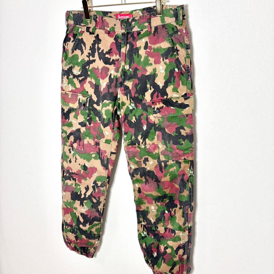 Supreme カモ柄カーゴパンツ \"スイスカモ\" size32