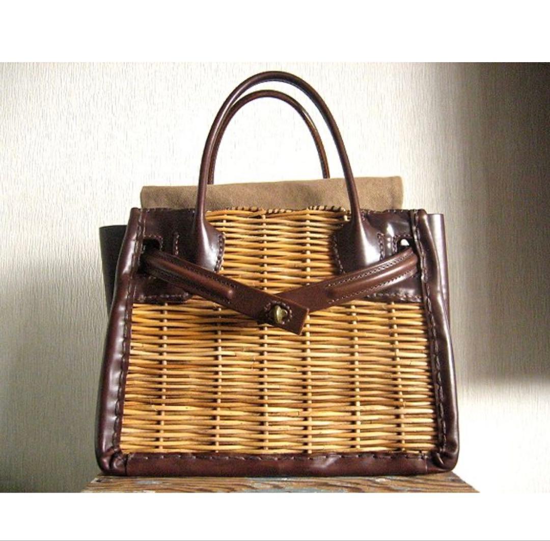 ebagos エバゴス オイルショルダーベルトバッグ スタイリストバッグ 茶