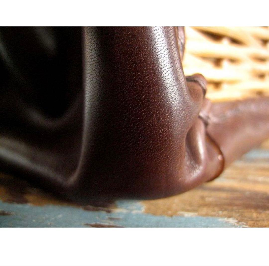 ebagos エバゴス オイルショルダーベルトバッグ スタイリストバッグ 茶