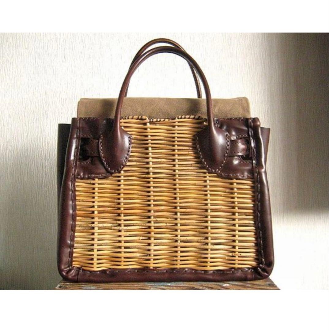 ebagos エバゴス オイルショルダーベルトバッグ スタイリストバッグ 茶