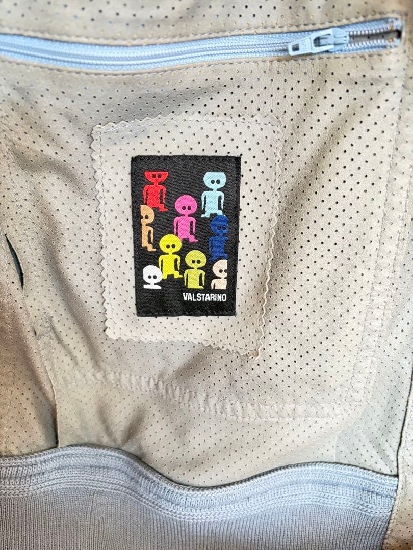 バルスタリーノ　スウェード　パンチングレザー　ベスト