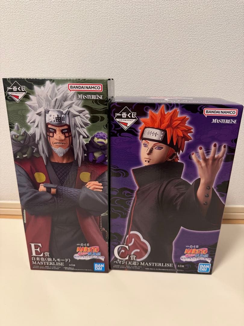 ナルト　一番くじ　自来也　ペイン フィギュアセット