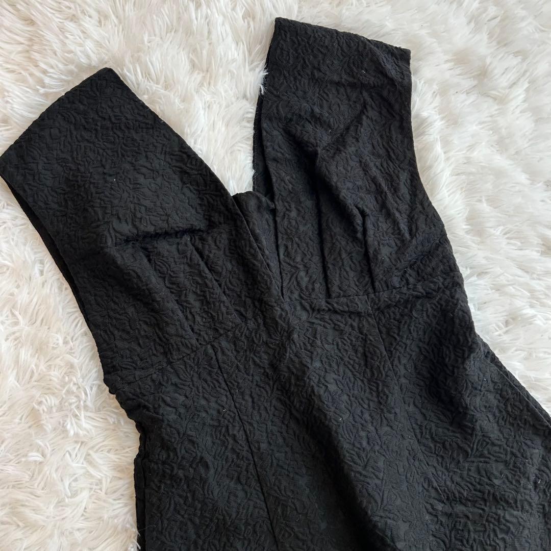 【美品】定価1.9万円✨️ANDRESD Vline jacquard dress