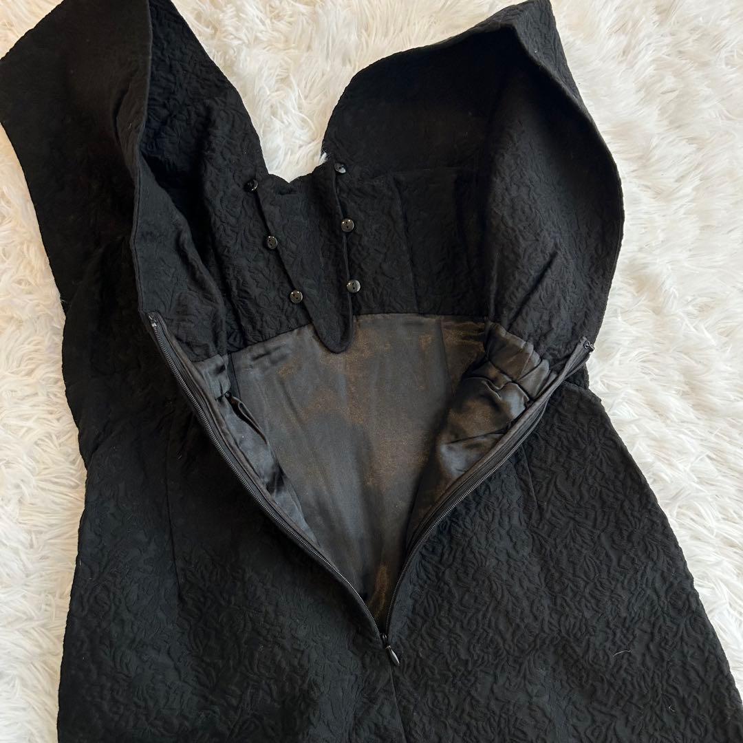 【美品】定価1.9万円✨️ANDRESD Vline jacquard dress