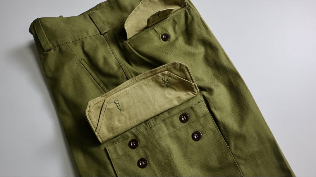 ゆ*う様 フランス軍 M47 カーゴパンツ 前期 1953年製 デッドストック