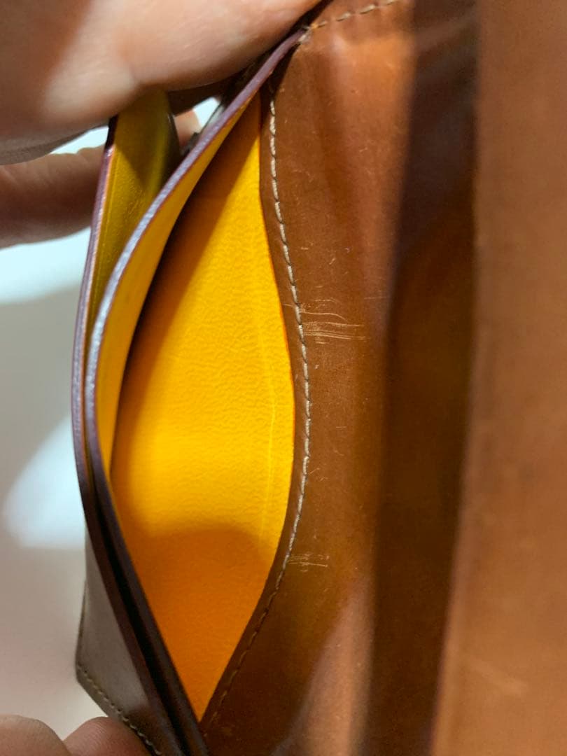 GANZO レザー 名刺入れ 二つ折り