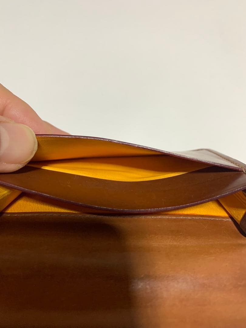 GANZO レザー 名刺入れ 二つ折り