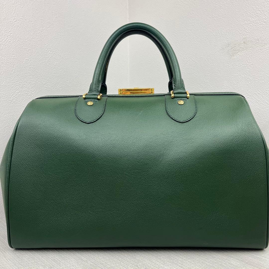 未使用級✨ SOMES SADDLE ソメスサドル ボストンバッグ グリーン