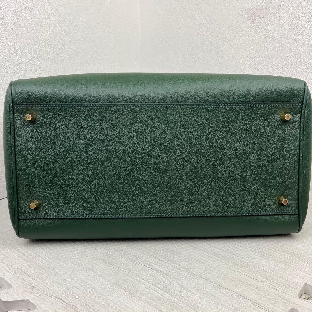 未使用級✨ SOMES SADDLE ソメスサドル ボストンバッグ グリーン