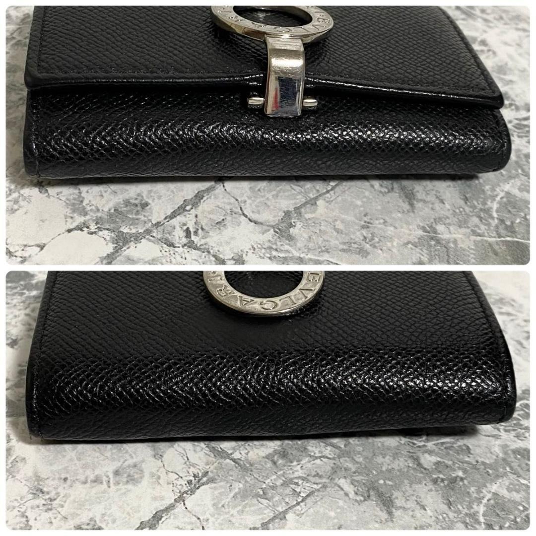 BVLGARI ブルガリ レザー 黒 キーケース 6連 ビーゼロワン 付属品付き