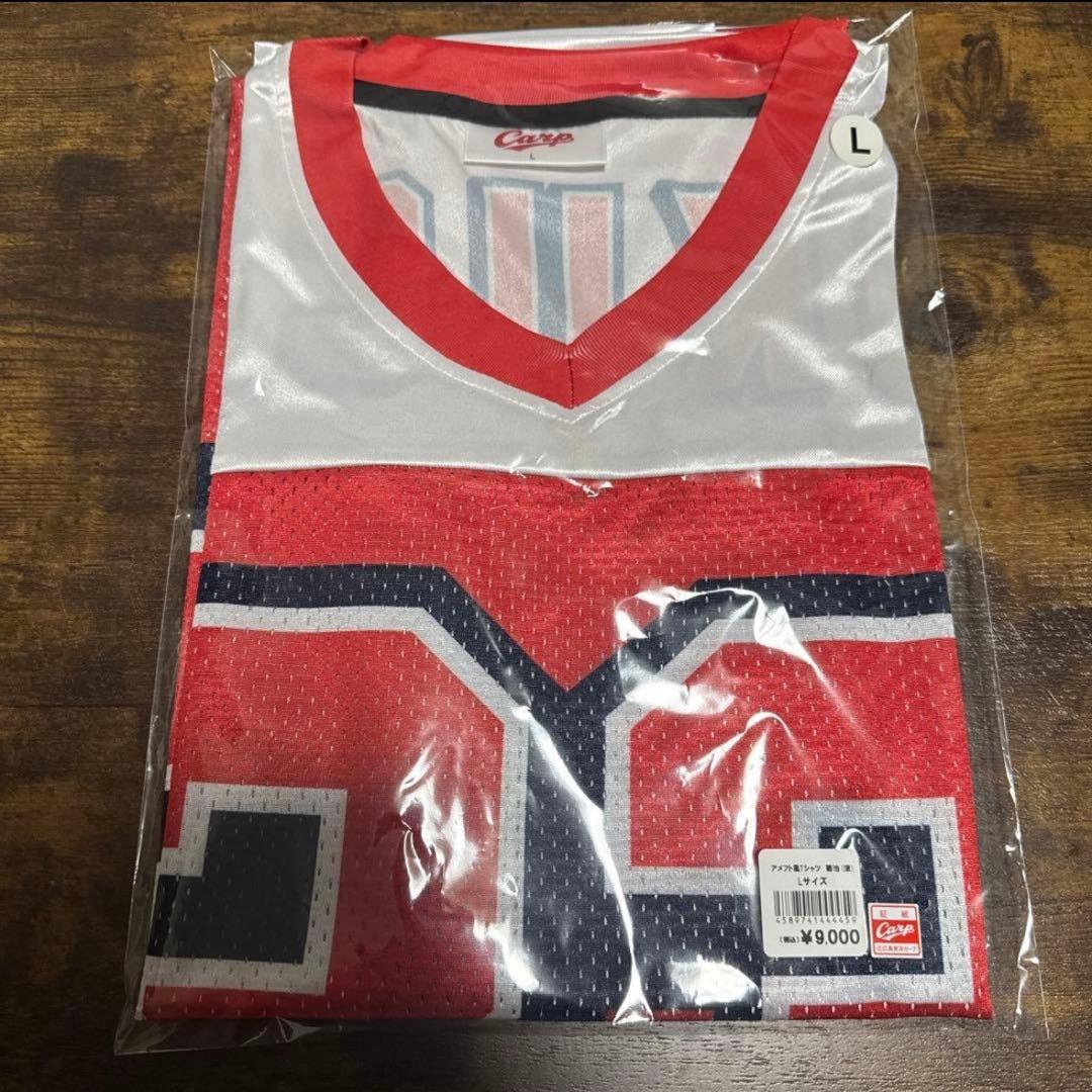 カープ　2026 アメフト風Tシャツ　Lサイズ 菊池涼介