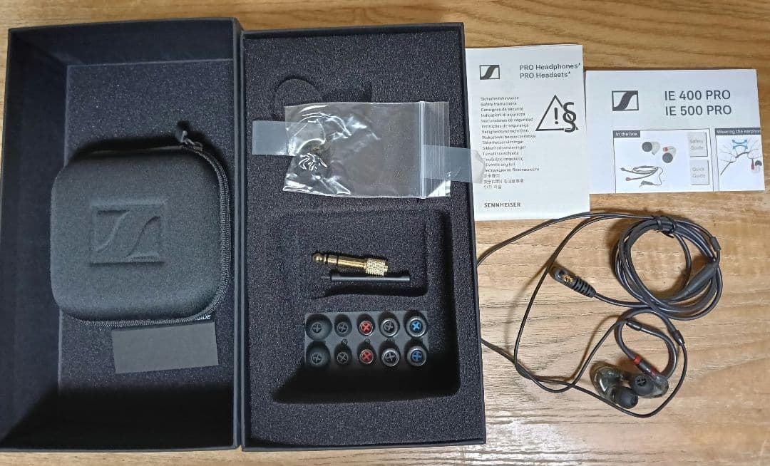 イヤホン SENNHEISER IE 400 PRO SMOKY BLACK