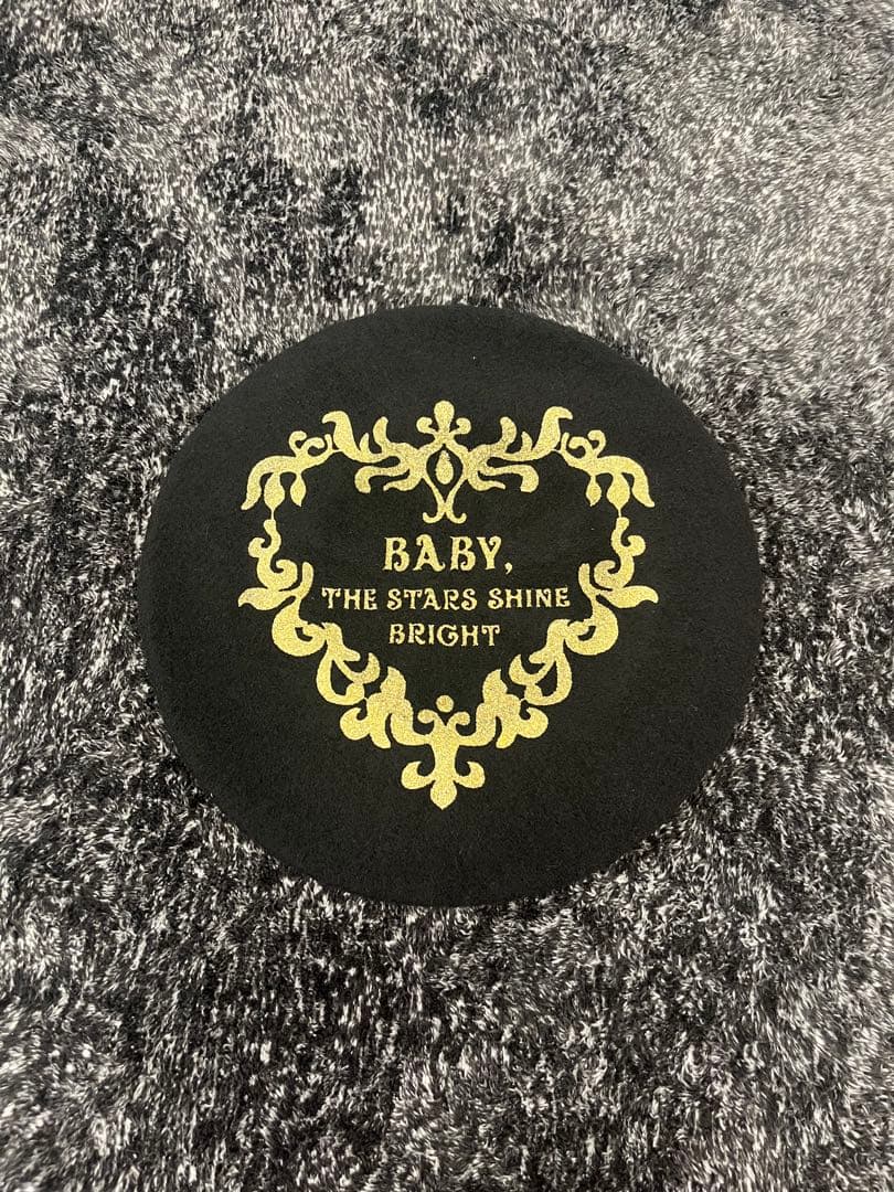 BABY, THE STARS SHINE BRIGHT ベレー帽 ブラック
