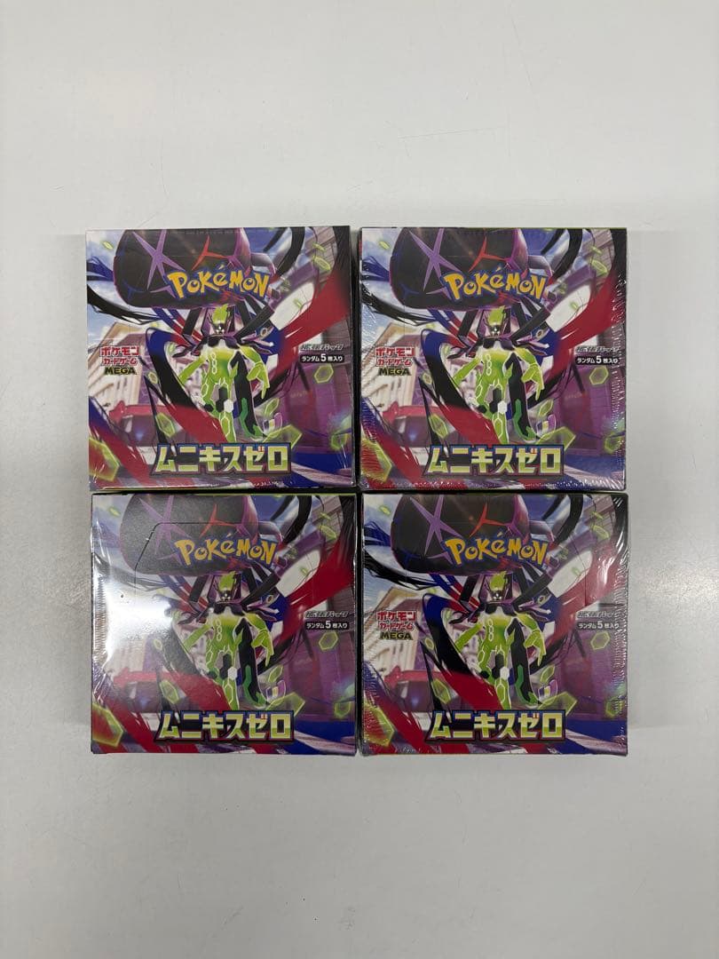 ポケモンカード　ムニキスゼロ4BOX【新品未開封シュリンク付き】