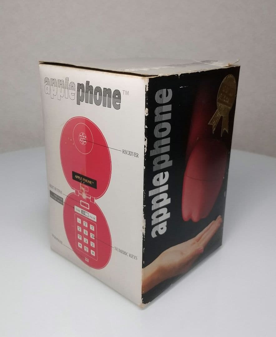 【希少】ヴィンテージ りんご型 電話機 Apple phone アップルフォン