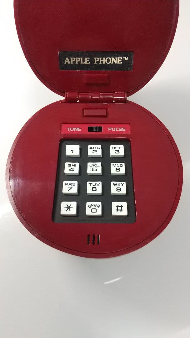 【希少】ヴィンテージ りんご型 電話機 Apple phone アップルフォン