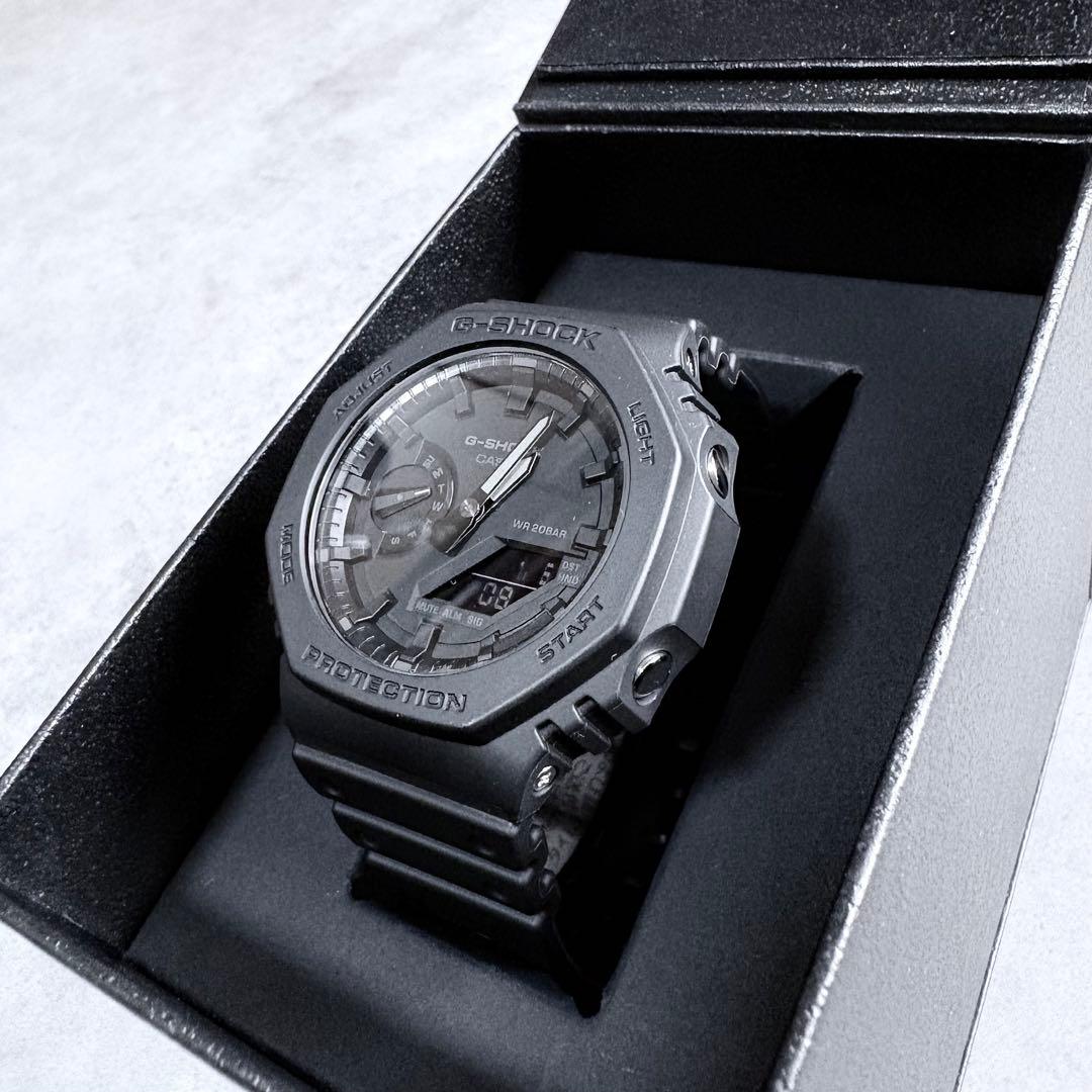 CASIO G-SHOCK GA-2100-1A1JF カシオーク 黒 箱付