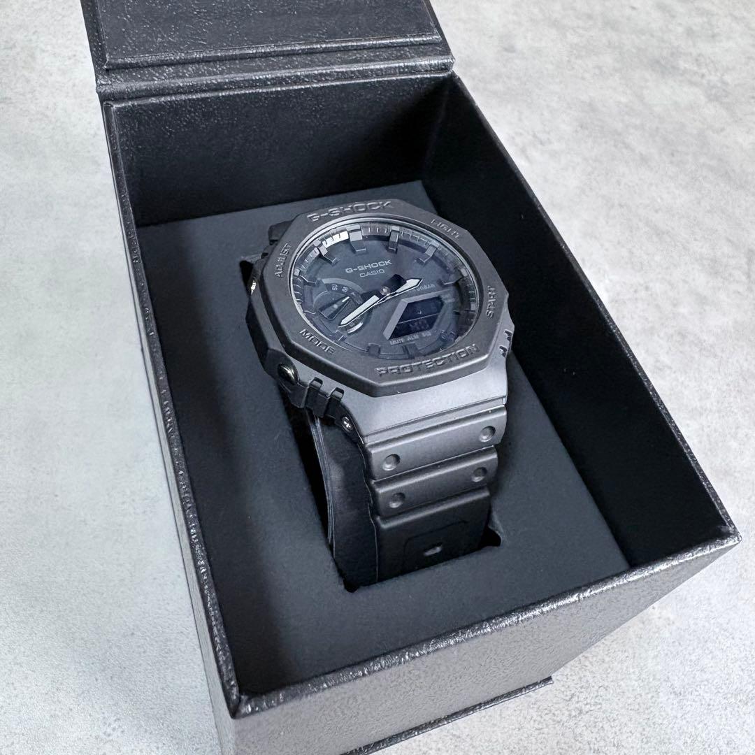 CASIO G-SHOCK GA-2100-1A1JF カシオーク 黒 箱付