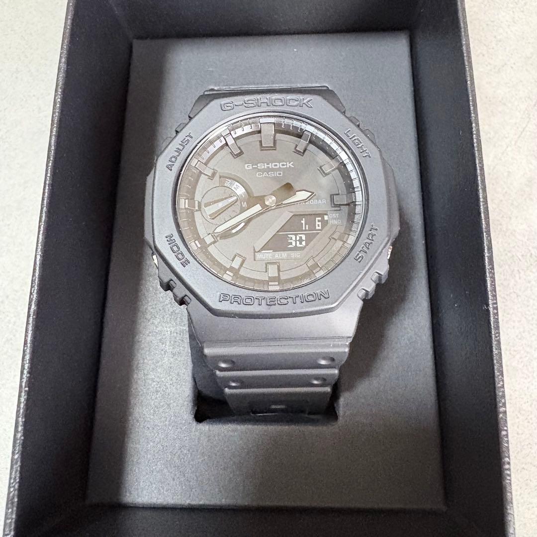 CASIO G-SHOCK GA-2100-1A1JF カシオーク 黒 箱付