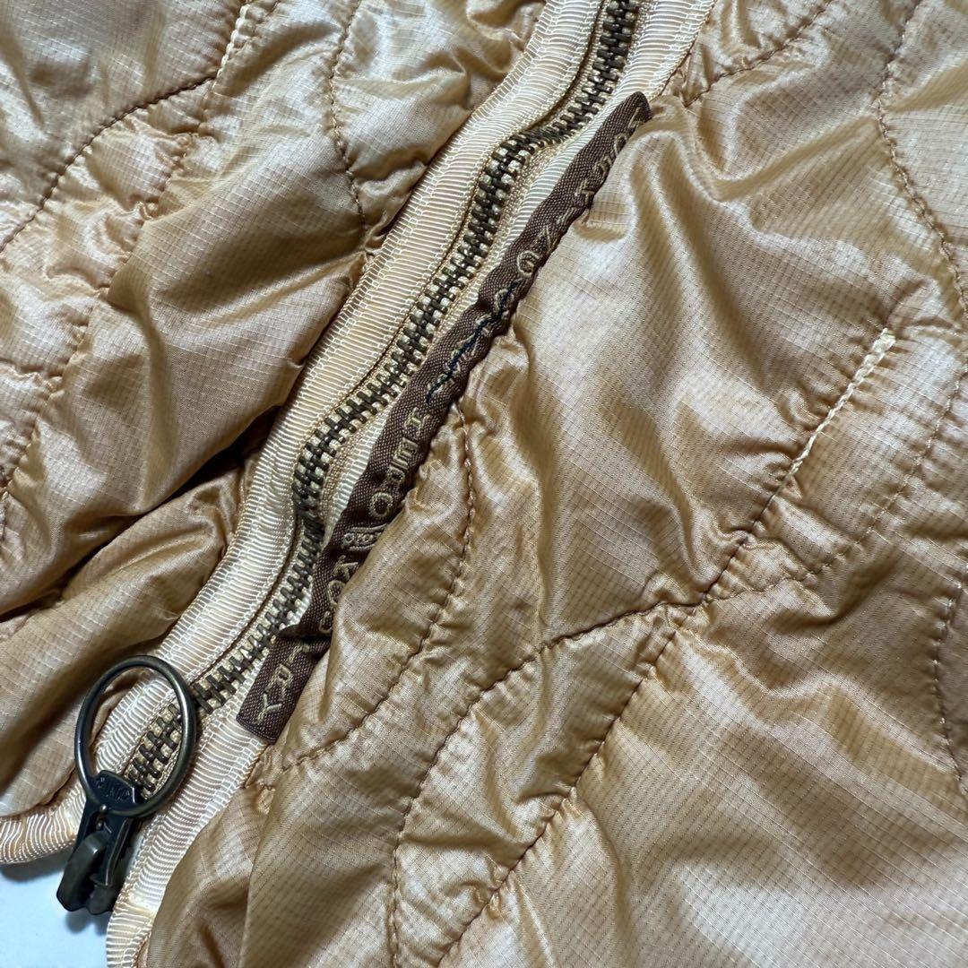 KAPITAL - ナイロンキルティング ムラ染め ライニングクロップドボレロ