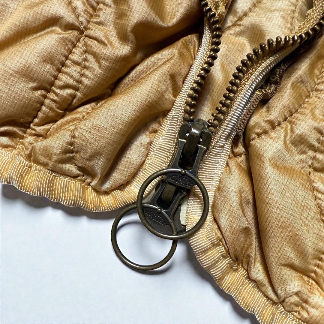 KAPITAL - ナイロンキルティング ムラ染め ライニングクロップドボレロ