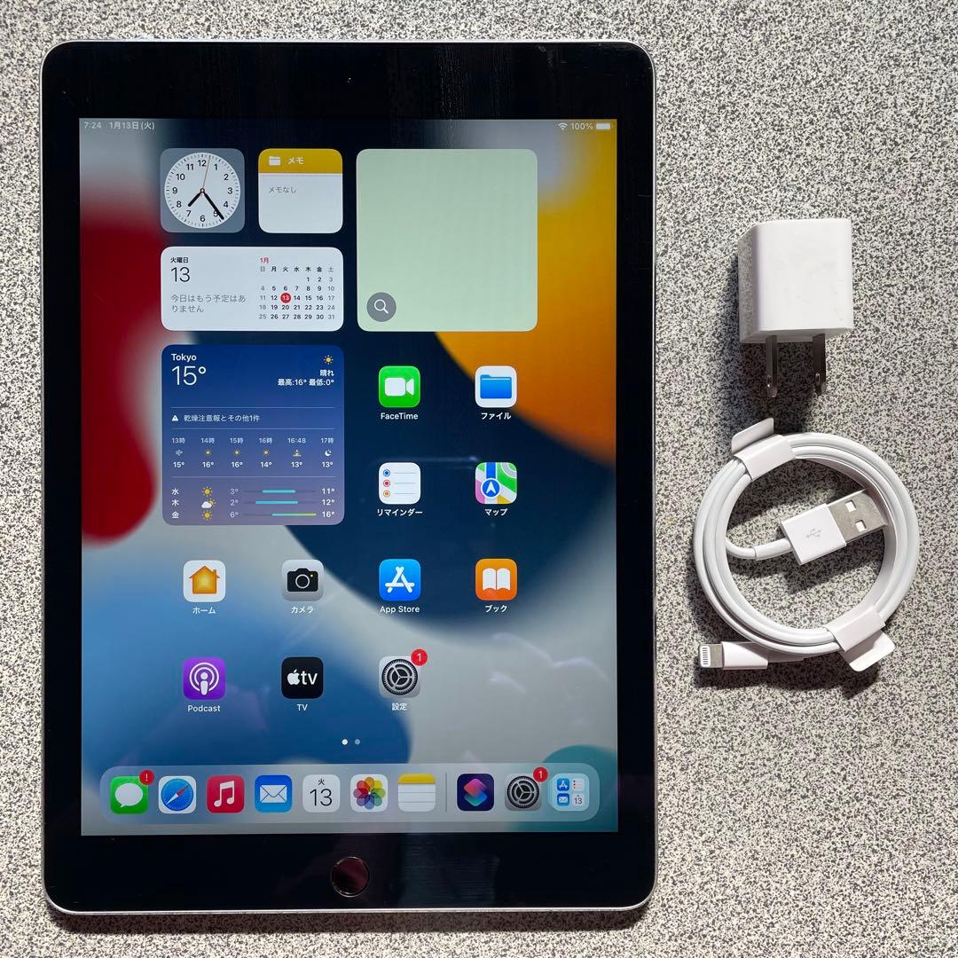 送無料F17 iPad Air 第2世代 スペースグレイ 128GB Wi-Fi