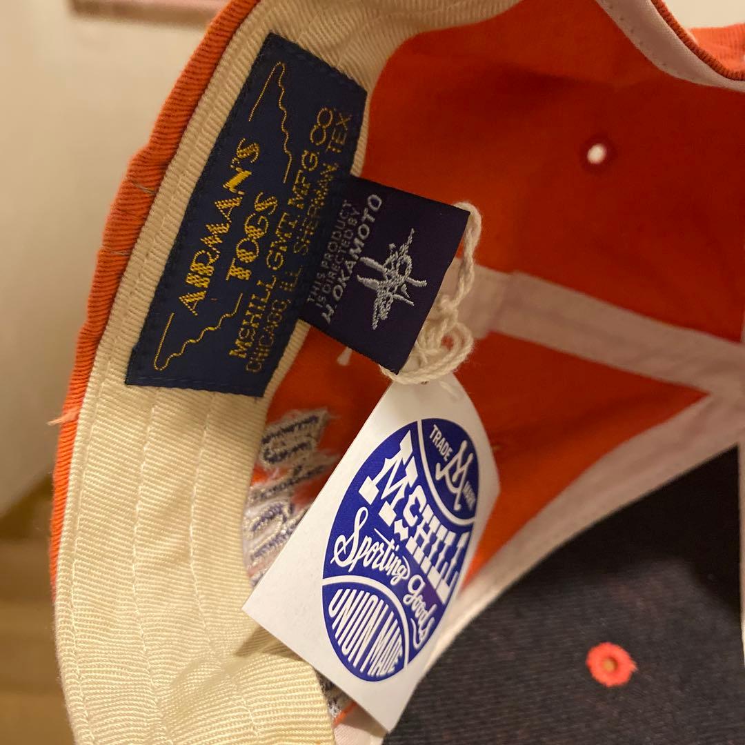 トイズマッコイ 8THAF 刺繍オレンジキャップ