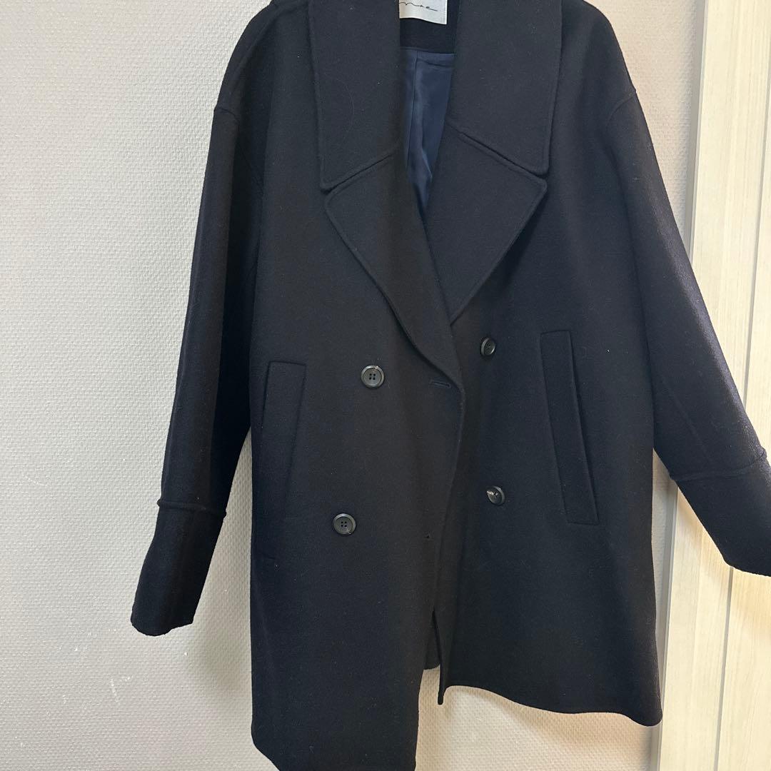 na.e Traditional Melton Coat 美品　ネイビー　コート
