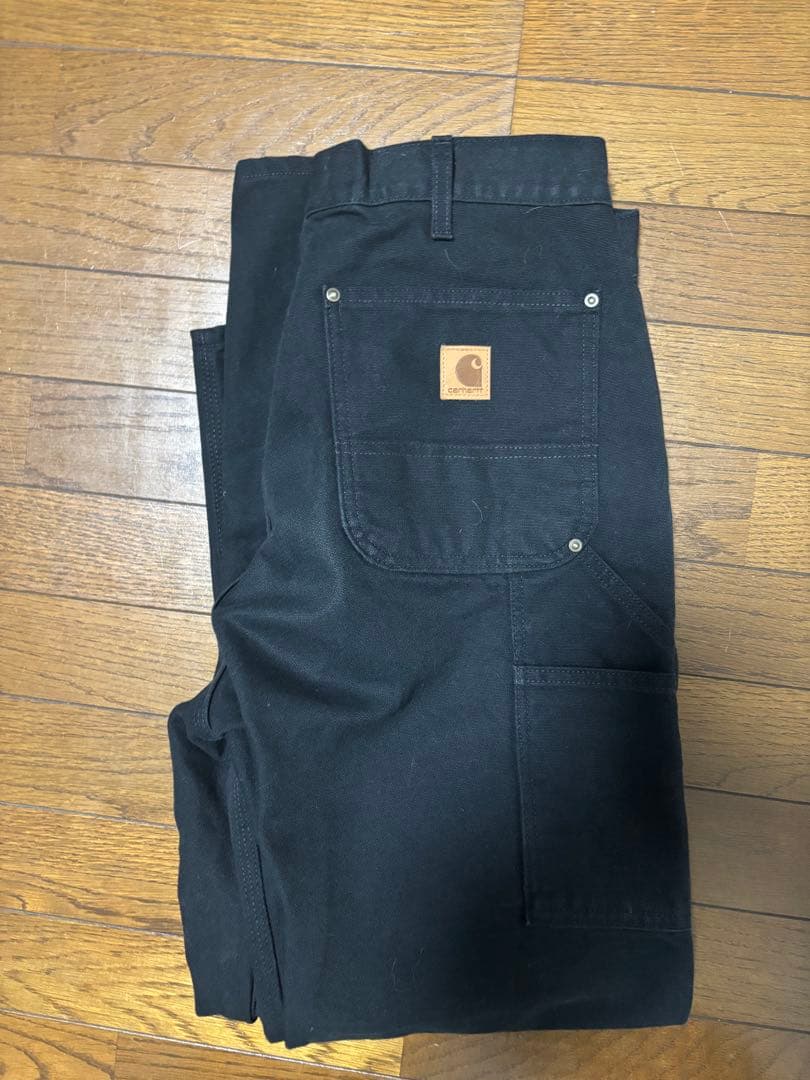 カーハート　ダブルニー　ブラック　w34 l30
