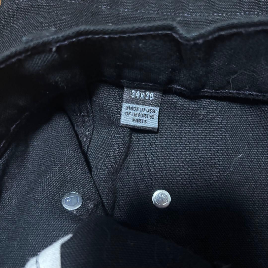 カーハート　ダブルニー　ブラック　w34 l30