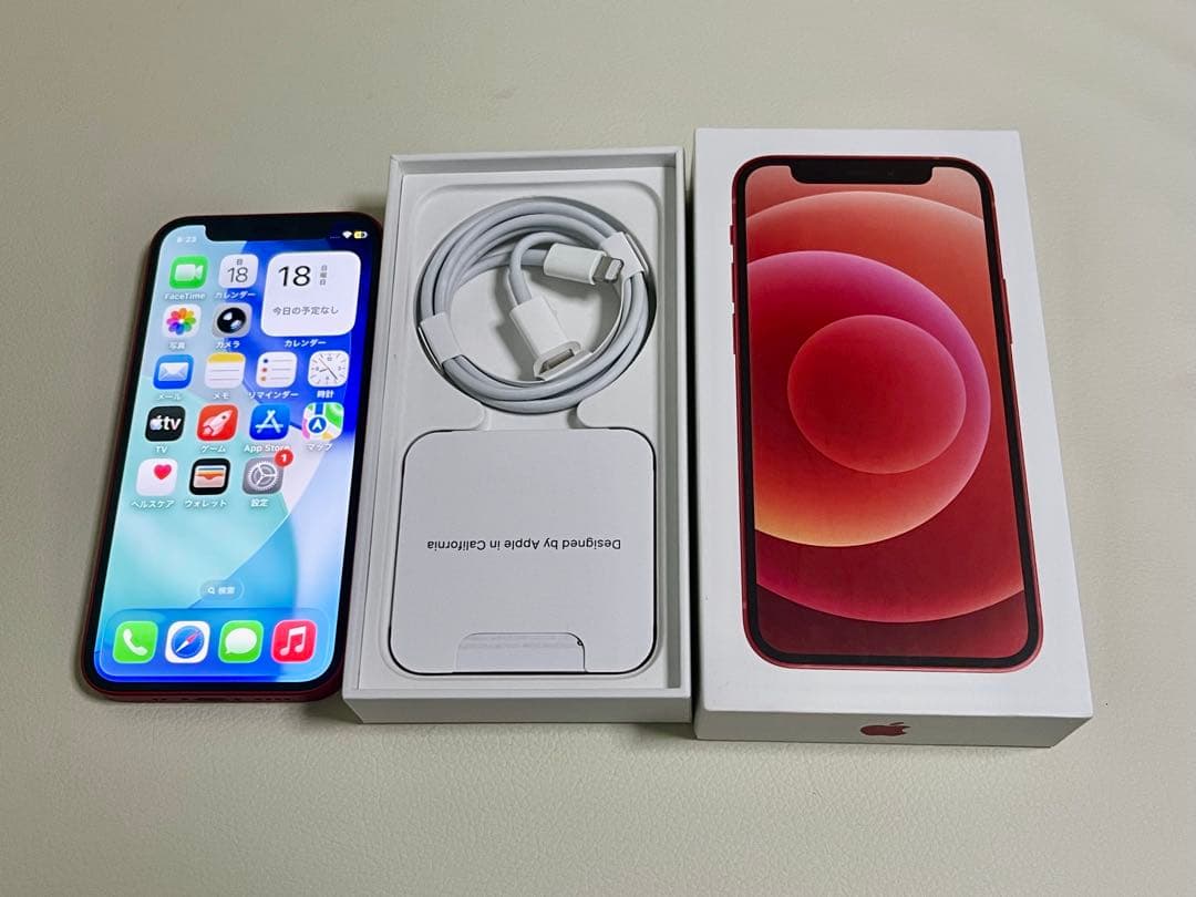 Apple iPhone 12mini RED SIMフリー