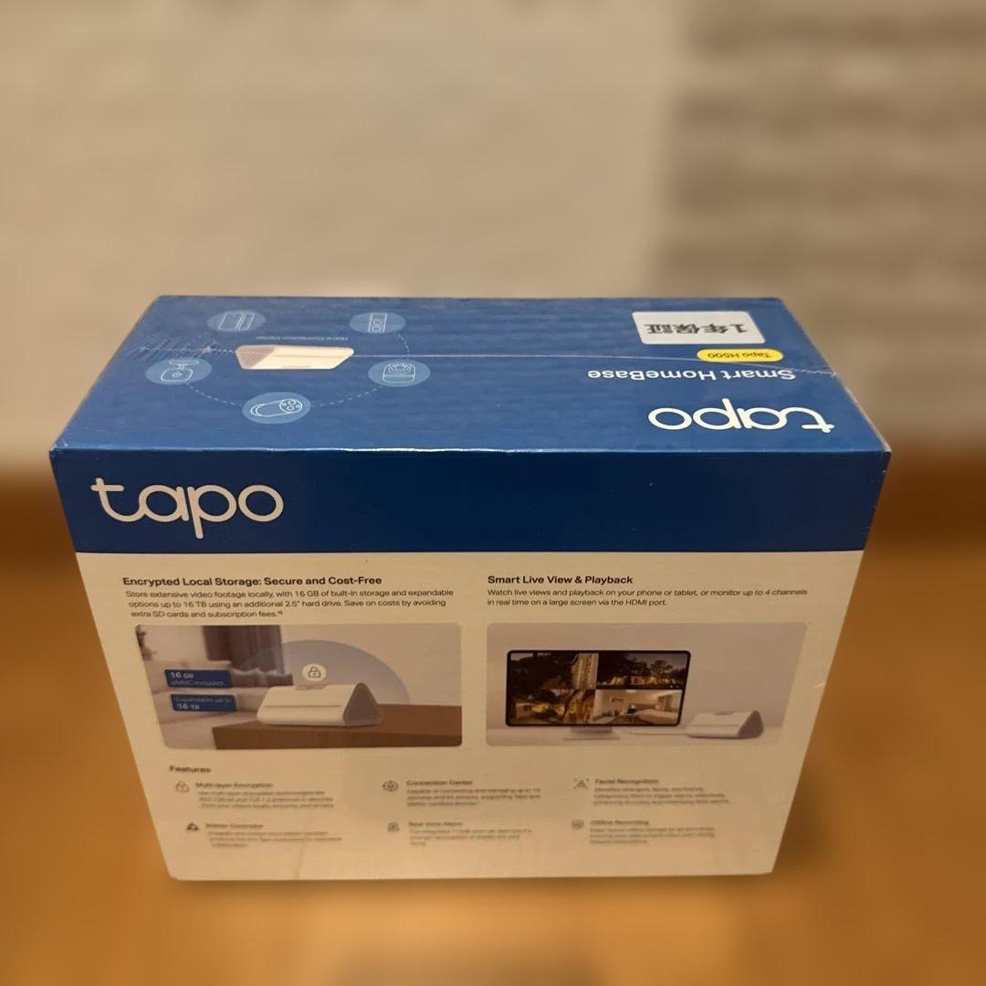 Tapo スマートホーム ベース 16GB ローカルストレージ AI H500