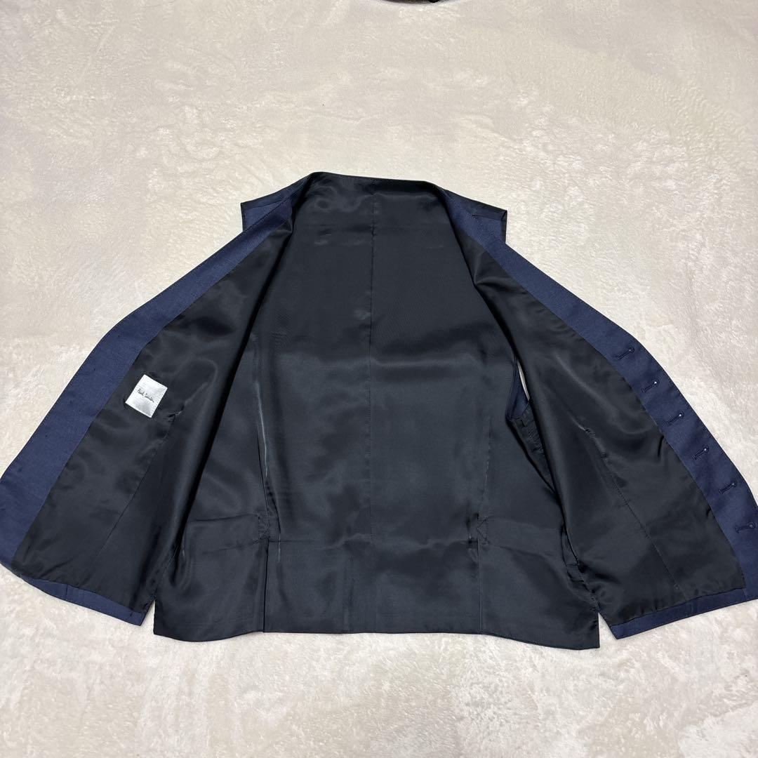 【未使用に近い】　ポールスミス　ベスト　ジレ　ネイビー　無地　現行タグ　L