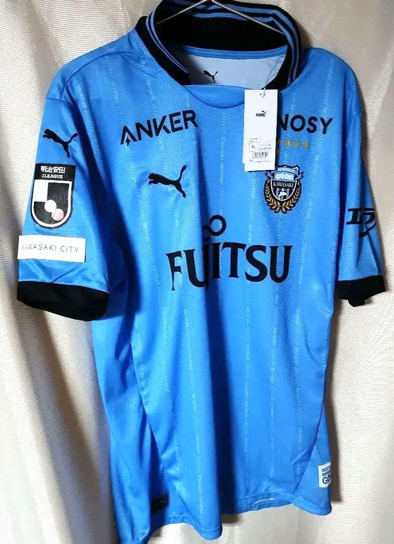 【袋なし】PUMA 川崎フロンターレ 2025 ホーム半袖ユニフォームサイズXL