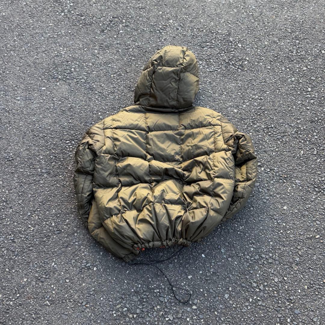 00s エディーバウアー down puffer jacket カーキ