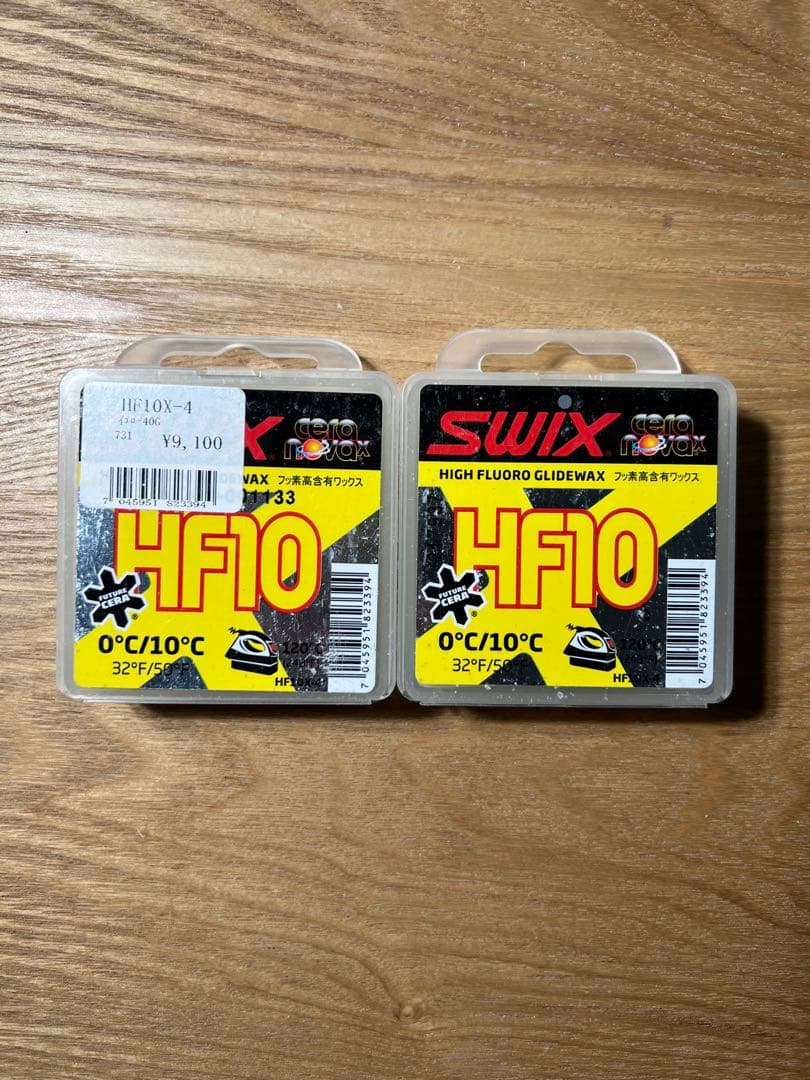 スキー・スノーボード用フッ素含有ワックス　hf10 40g✖️2個セット