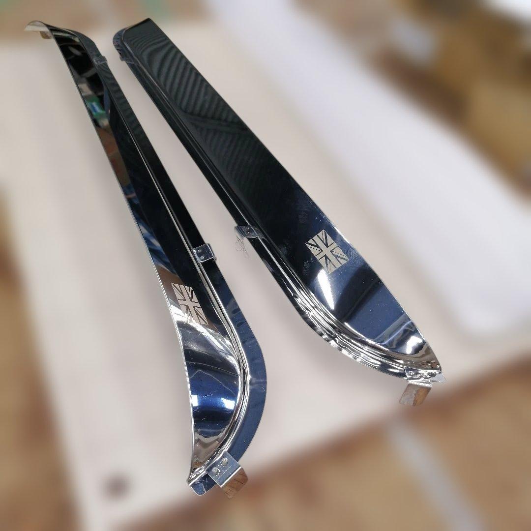 K*o様 ローバーミニ　ステンレスサイドバイザー　未使用