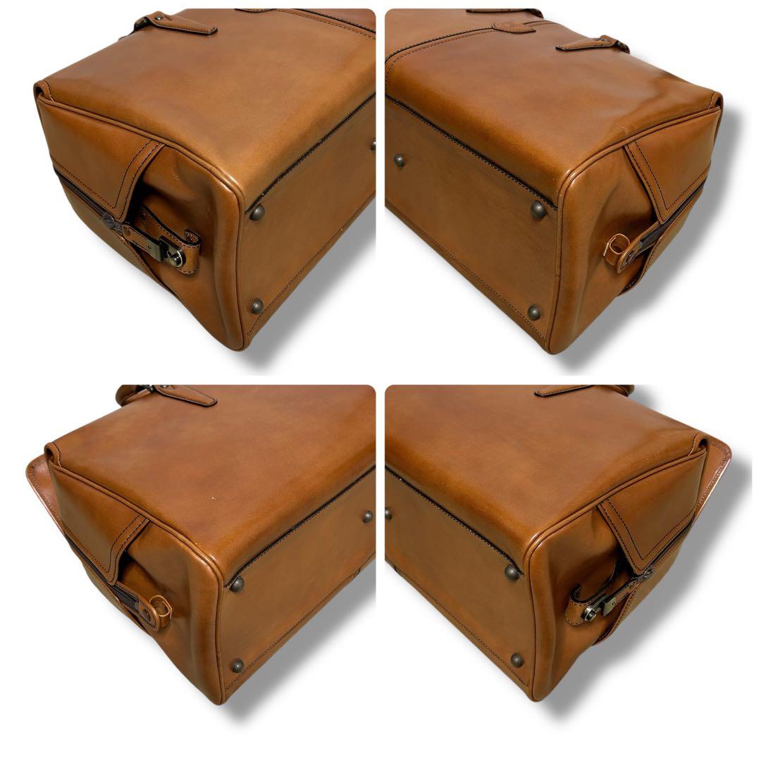 新品 未使用品✨ MIHAMA ボストンバッグ オールレザー 本革 大容量