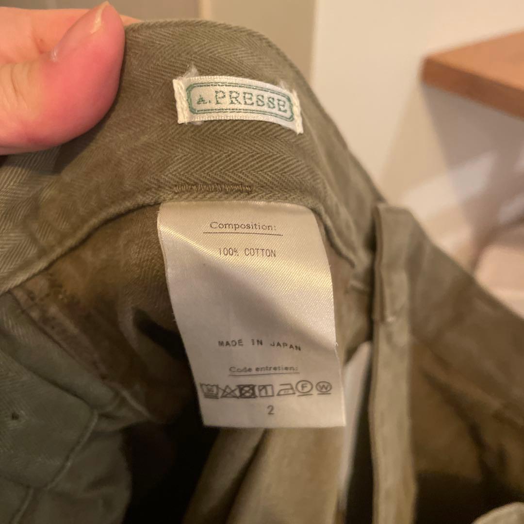 パンツ A.PRESSE USAF Hemmed Bottoms Pants
