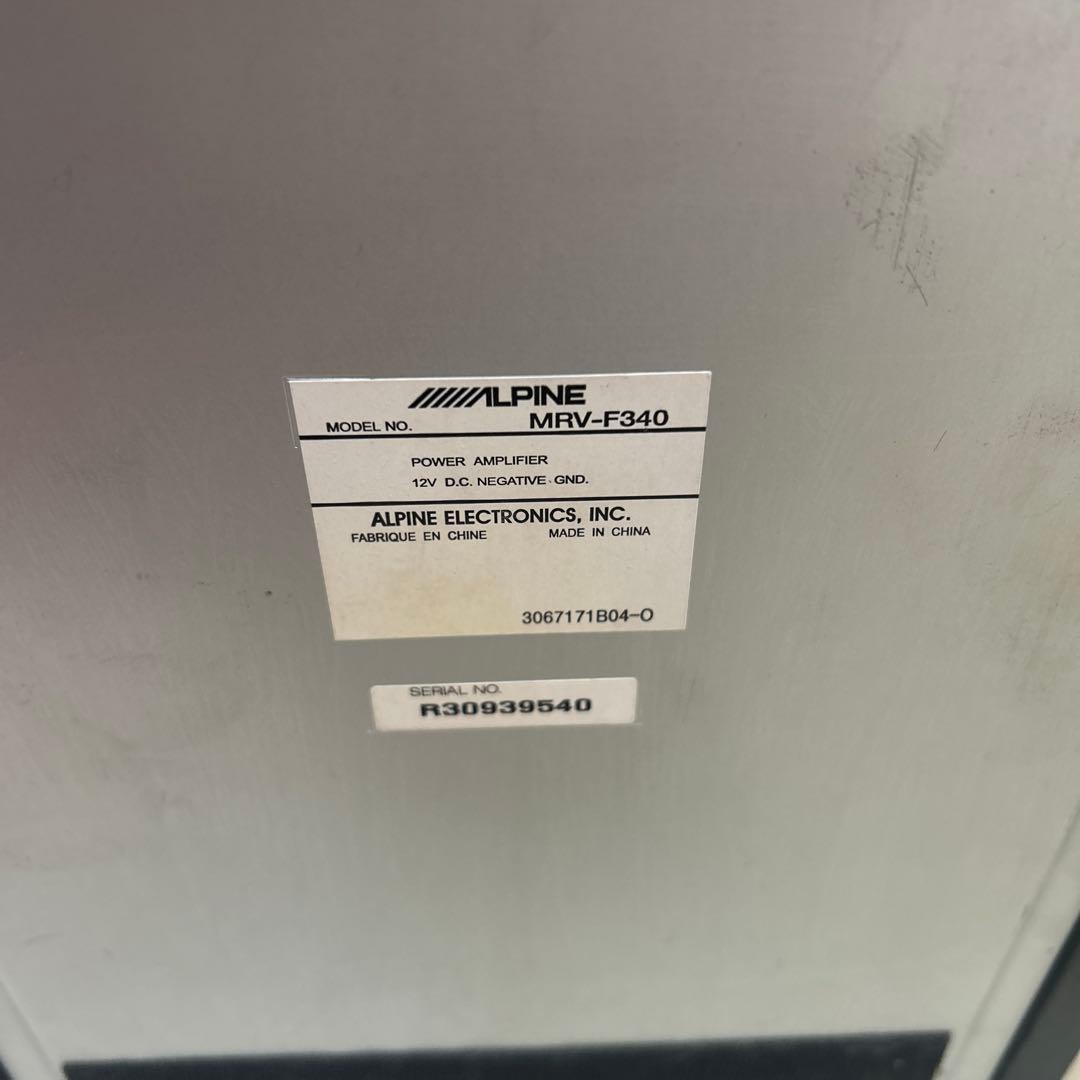ALPINE MRV-F340 アンプ