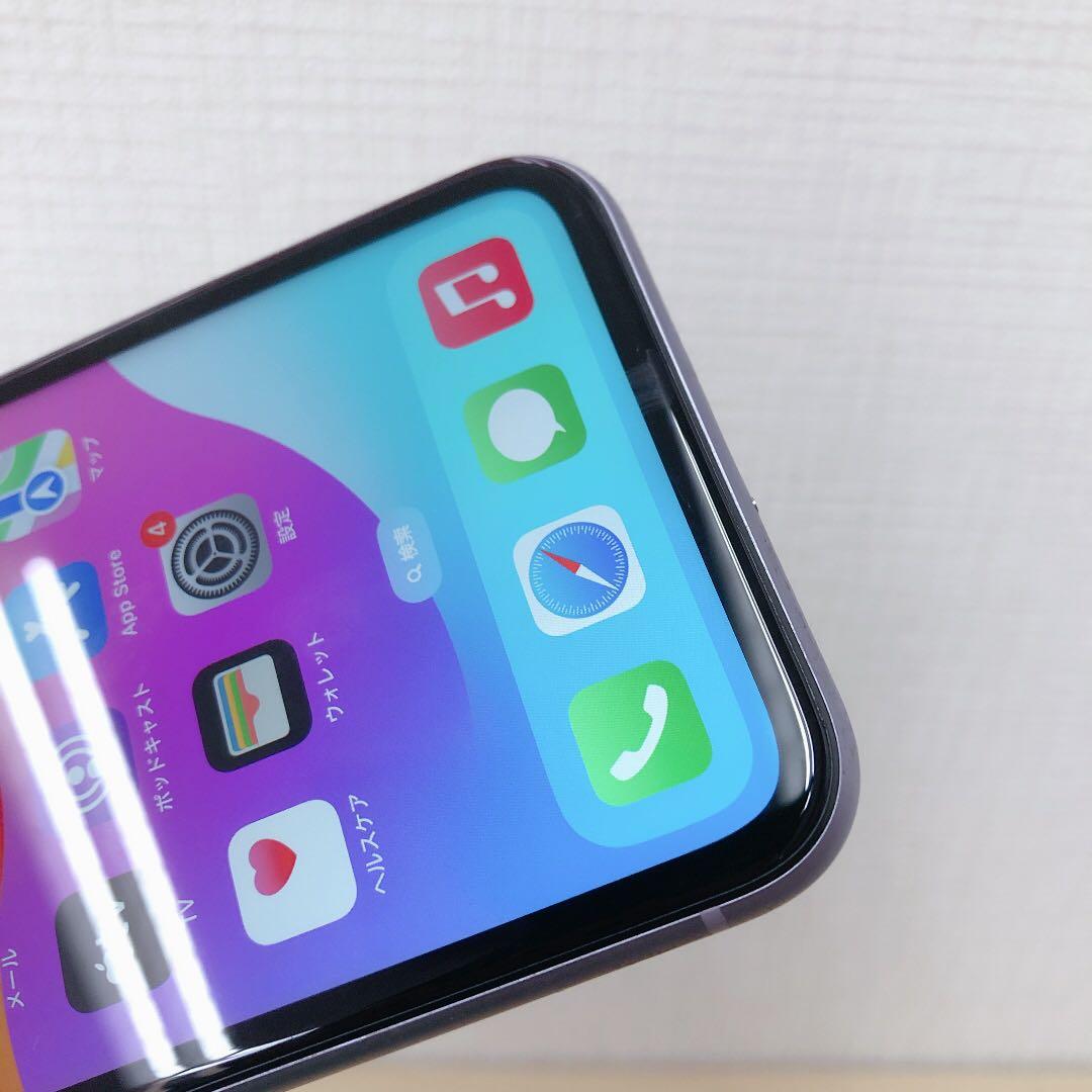 【訳アリ/バッテリー100%】iPhone11 64GB SIMフリー 757
