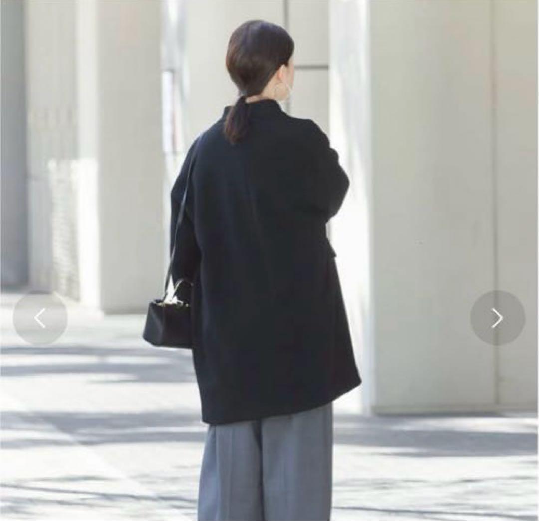 【JOURNAL STANDARD L'ESSAGE 】ブラックウールコート