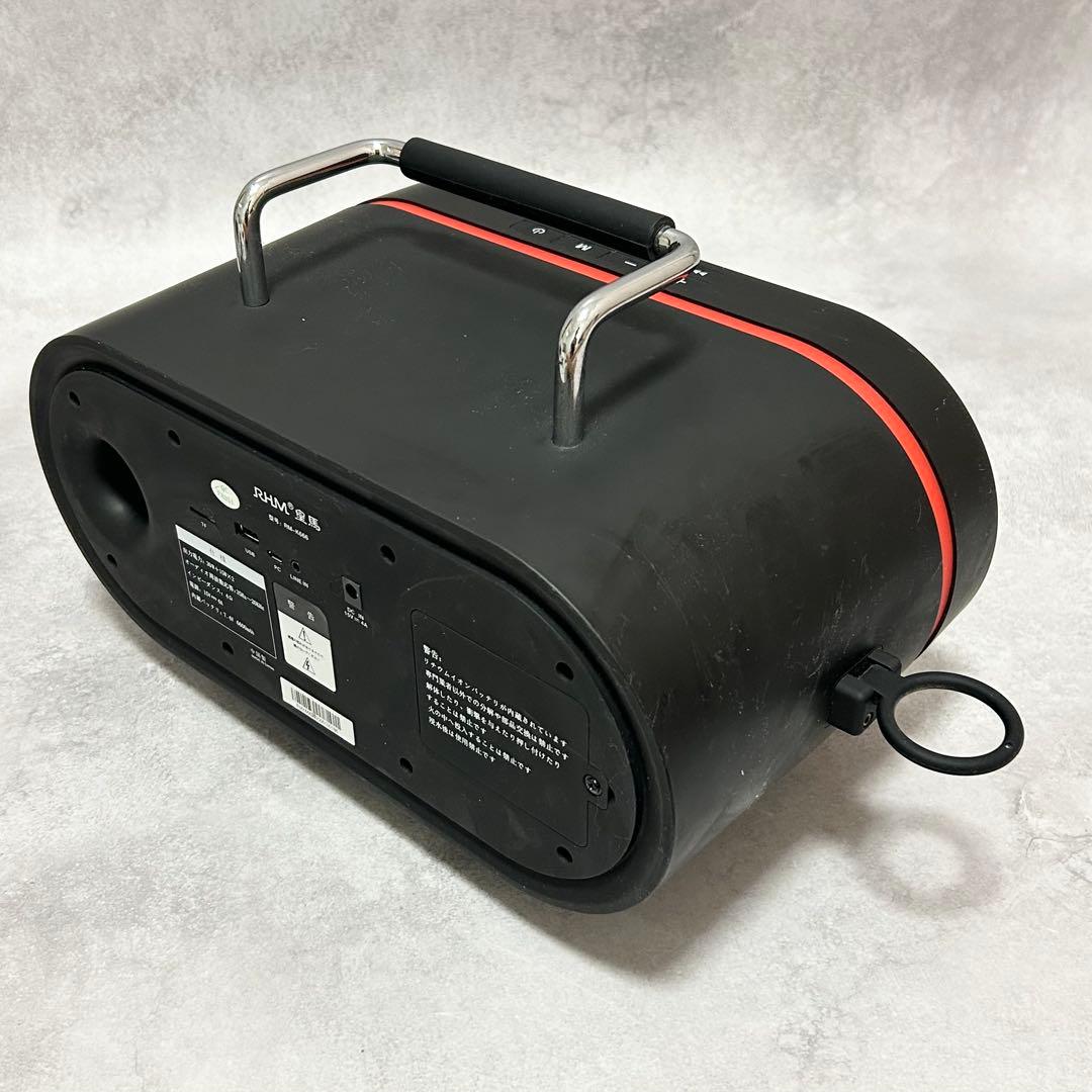 RHM-K666 ポータブル　Bluetooth スピーカー　カラオケ　皇馬