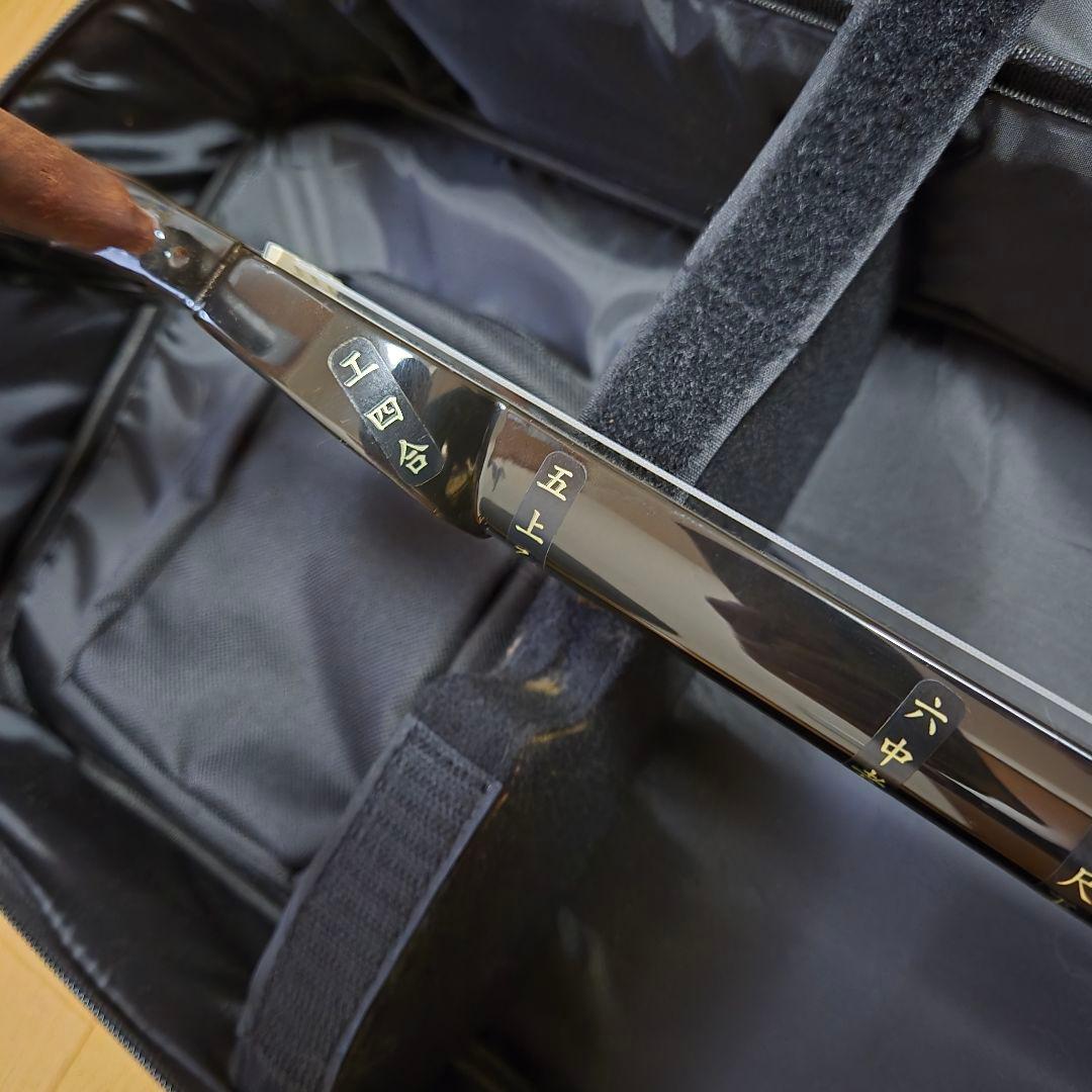 三味線 本体 蛇皮模様 ケース付き