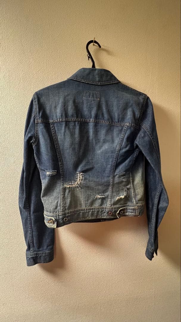 D&G デニムジャケット Sサイズ ダメージ加工