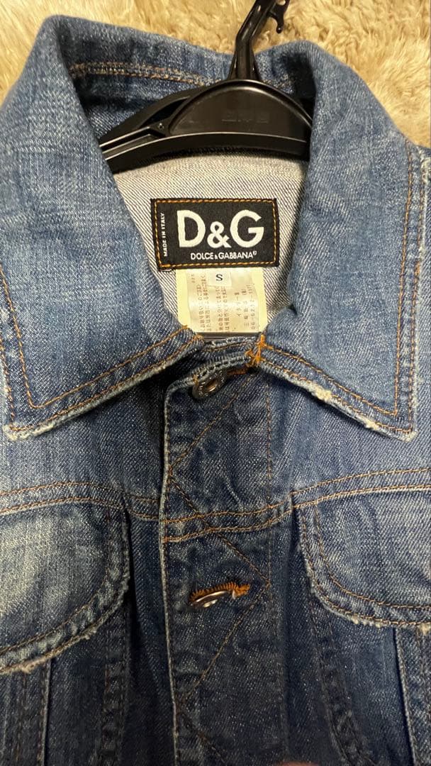 D&G デニムジャケット Sサイズ ダメージ加工