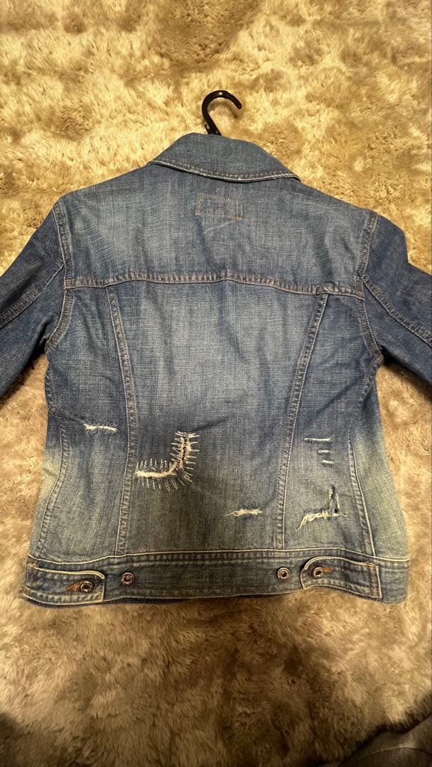 D&G デニムジャケット Sサイズ ダメージ加工